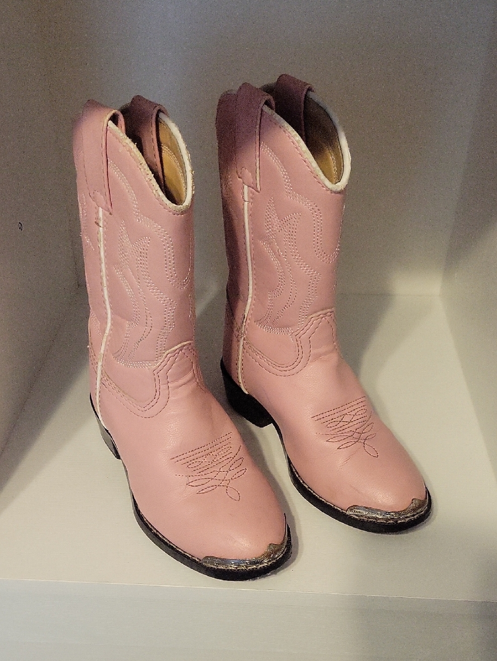 Durango Kids 10D Pink Western Cowboy Boots